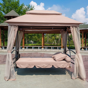 Patio esterno divano letto a dondolo esterno durevole letto a dondolo esterno uso generale Daybed <span class=keywords><strong>giardino</strong></span> Patio sedia a dondolo con baldacchino - Product Image 1