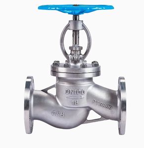 Válvula de Globo Manual de Acero Inoxidable con Brida, Resistente a Altas Temperaturas, para Tuberías de Agua y Petróleo - Product Image 1