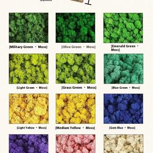 Grand bloc de gazon artificiel gris éternel mur fleur séchée peau de pelouse végétation haute mousse de cheveux blancs pour Thanksgiving - Product Image 4