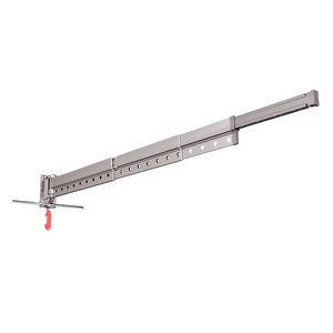 Wall Mounted <b>Clothes</b> Drying <b>Rack</b> Rectangle Grey Expandable With Clips For Stable Installation And Storage - Product Image 2