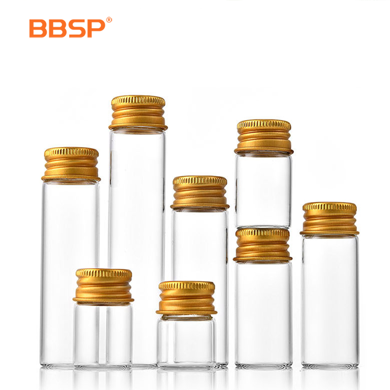 Пробирка медицинская Прозрачная с круглым плоским дном и алюминиевой крышкой, 20/30/50/80/100 мл