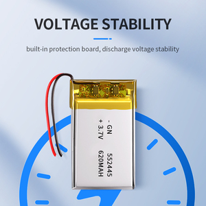 Wholesale Pin Lipo Sạc 552445 Pin Li-polymer 3.7V Pin Lithium Polymer 620Mah 552445 - Product Image 5