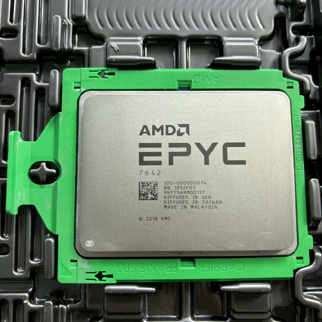 For AMD EPYC 7642 2.3 GHz Server Processor for R7525 256MB L3 Cache 225W Socket SP3 New Product