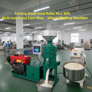 Machine à décortiquer multifonctionnelle à moteur diesel 5,5 kW, petite roulante à sable, pour riz, maïs, blé, <span class=keywords><strong>millet</strong></span> - Product Image 1