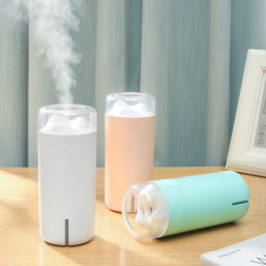 Leadingplus Romantic Mountain LED Light Color Cup USB Desktop <span class=keywords><strong>Mini</strong></span> Cool Mist Humidifier Essential Oil Diffuser - Product Image 1