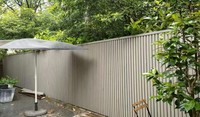 Panel de Pared Exterior Moderno de WPC Impermeable, Resistente a la Humedad, Antiestático, Insonorizante, con 5 Años de Garantía para Uso Doméstico y Comercial