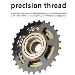 <span class=keywords><strong>Cassette</strong></span> de <span class=keywords><strong>Bicicleta</strong></span> de Montaña de Alta Precisión con Rosca de 6/7/8/9 Velocidades y 21/24 Velocidades para Bicicletas de Montaña - Product Image 3