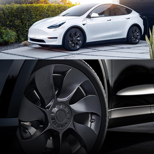 Enjoliveurs <span class=keywords><strong>de</strong></span> roue personnalisés JZ 19 <span class=keywords><strong>pouces</strong></span> pour Tesla Model Y Noir mat Protection <span class=keywords><strong>de</strong></span> roue pour 2020-2023 Accessoires Gemini - Product Image 6