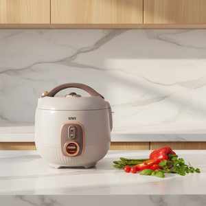 Mini Arrocera de Cocción Rápida 1.0L 400W con Temporizador Mecánico y Taza Medidora para Uso Doméstico en Cocina, Prepara Comida Rápida - Product Image 6