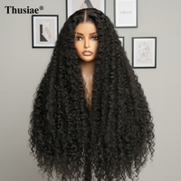 Perruques Lace Front en Cheveux Humains Vierges Bruts Bouclés Vietnamiens en Gros, Cuticules Alignées, Sans Colle, Dentelle HD Transparente