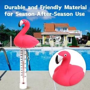 Flamingo <span class=keywords><strong>Thermometer</strong></span> Pool, große Größe einfach zu lesen für Wasser temperatur mit Schnur - Product Image 5