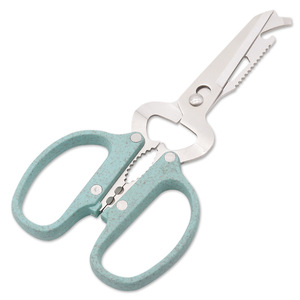 <b>Kitchen</b> Scissors Stainless Steel Nordic Green 10 <b>In</b> 1 Multipurpose Home Use - Product Image 3