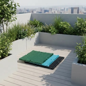 Base de Drenaje para Techos <span class=keywords><strong>Verdes</strong></span>, Celdas de Drenaje de Plástico de 30-50 mm para Césped Natural y Jardines, Control de Inundaciones - Product Image 2