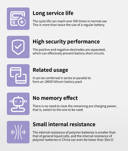 Bộ pin <span class=keywords><strong>Lithium</strong></span> tùy chỉnh 7.4V 2600mAh 18650 <span class=keywords><strong>3.7V</strong></span>/12V/14.4V/14.8V/24V/48V 100ah/300ah/400ah/200ah - Product Image 5