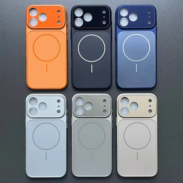 Magnetic Glass Phone Accessories for iPhone 17 Pro Wireless Charging New Anti Scratch Phone Cover for iPhone 18 17 16 15 14 13