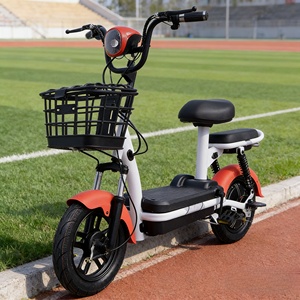 Nouvelle Arrivée Vélo de Ville Femme 14 pouces Moteur Brushless 3 Vitesses Affichage Numérique Batterie Plomb-Acide Autonomie 50km Panier Vente Chaude - Product Image 3