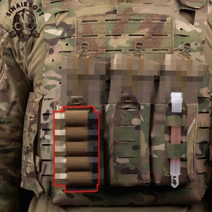 Tactical 5 Rounds 12 Gauge Pouch Hanging Molle Hunting Holder <b>Accessories</b> - Product Image 6
