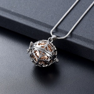 LHP212 Lồng Tròn Bằng Thép Không Gỉ Giữ Hình Dạng Quả Bóng Hoa Hồng Lưu Giữ Mề Đay Cho Tro Cốt Của Gia Đình Thân Yêu Hoặc Vật Nuôi Tưởng Niệm - Product Image 4