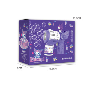 Pistola de burbujas Sanrio Angel, eléctrica, automática, con luz musical, con múltiples orificios, para niños de 4 a 6 años - Product Image 2
