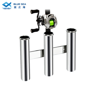 <span class=keywords><strong>Support</strong></span> de <span class=keywords><strong>canne</strong></span> à pêche pour bateau d'exploration, en acier inoxydable à trois sections, résistant au vent et aux vagues - Product Image 1