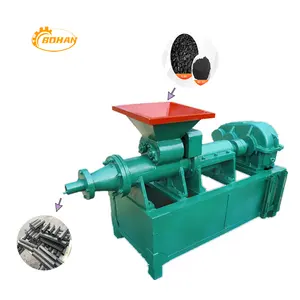 Carbon powder rod making machine, outlet of porous bamboo charcoal coal powder extruder