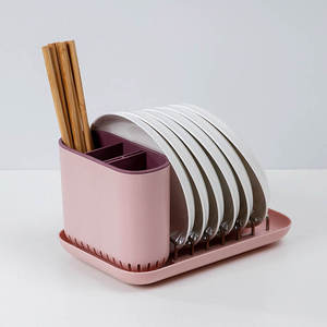 Escurridor de <span class=keywords><strong>platos</strong></span> de cocina, <span class=keywords><strong>estante</strong></span> de secado, <span class=keywords><strong>platos</strong></span> y palillos, cuenco de drenaje, estantes de cubiertos escandinavos, organizador de <span class=keywords><strong>platos</strong></span> - Product Image 2