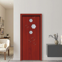 Vente en gros de modèles modernes en bois à une porte avec motifs floraux CNC pour portes principales en bois massif Promotion précipitée