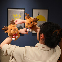 Jouets en peluche doux promotionnels personnalisé pas cher orignal en peluche Slap Bracelet jouet peluches