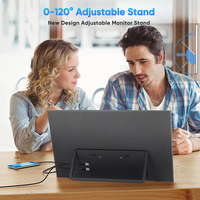 Monitor Laptop Portabel 23,8 Inci 1080P Panel IPS HDR 144Hz Ultra Tipis untuk Bisnis Logo Kustom Grosir OEM ODM Program Resale