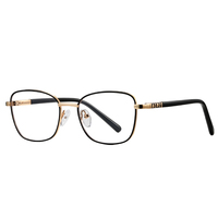 Monture de lunettes optiques carrée souple en métal Partagas avec charnière à ressort, anti-lumière bleue, pour enfants