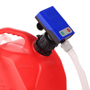 3.8GPM Manual Nozzle <b>Battery</b> Powered Fuel Transfer <b>Pump</b> with Rubber Discharge Hose(FN701MR) - Product Image 4