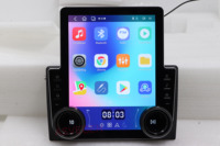 Autoradio Tesla 9,7 pouces Android 13 avec double bouton rotatif et grand écran, 4+64 Go, compatible avec toutes les machines Android à écran de 9 et 10 pouces
