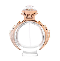 Flacon de parfum en verre transparent de 80 ml avec bouchon à pression, flacon de parfum en verre pour décantation, flacon pulvérisateur, flacon pulvérisateur vide