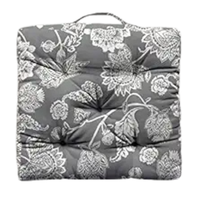 Coussin de siège arrière ergonomique tissé de style Majlis traditionnel arabe, rembourrage en mousse à mémoire de forme, 100 % coton, pour la maison