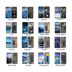 TMX Layar Note 3 5 8 9 10 20 A10 A10S A20S A20 A30 A50, untuk Samsung Galaxy S20 Plus Ultra FE S10 S9 S6 S7 Edge S8 Tampilan LCD