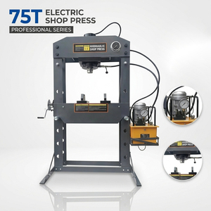 <span class=keywords><strong>Presse</strong></span> d'atelier électrique 75 tonnes, <span class=keywords><strong>presse</strong></span> <span class=keywords><strong>hydraulique</strong></span> motorisée <span class=keywords><strong>75T</strong></span>, <span class=keywords><strong>presse</strong></span> à châssis en H pour la réparation de véhicules lourds et industrielle - Product Image 1