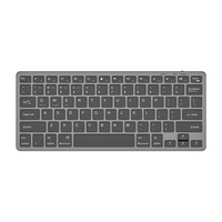 Clavier sans fil portable et fin 2.4G Bluetooth 5.0, rechargeable, interface USB Type-C, compatible, à mécanisme ciseaux, en plastique, prix usine, vente chaude