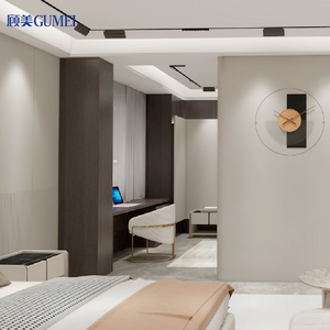 منزل كامل متكامل مخصص للفنادق والفيلات والفنادق السكنية الراقية ثلاثية الأبعاد حلول تصميم خزانة المطبخ - Product Image 3