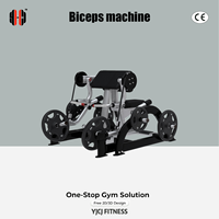 Machine à biceps professionnelle personnalisée série NDS, à charge de plaques en acier, pour usage commercial sécurisé, certifiée CE, vente en gros, directement de l'usine