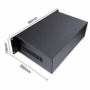 Gabinete de Montaje en Rack para Servidor 1-4U, Mecanizado CNC de Precisión, Gabinete de Acero de 19 Pulgadas para Montaje en Rack, Chasis Metálico 4U - Product Image 4