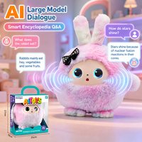 Peluche Robot IA Multilingue Personnalisée OEM Chat GPT, Jouet Sonore Interactif, Éducatif Précoce, Cadeau de Fête pour Enfants