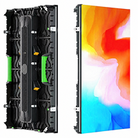 Pantalla LED Pingcai P3.91 para Interior/Exterior, Paneles de Video Wall de 500x1000mm, Brillo de 4500cd, Garantía de 3 Años, Color Negro