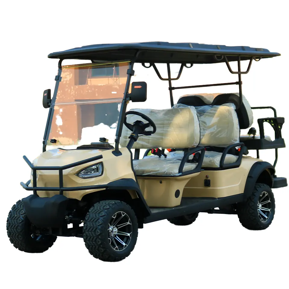 TONGCAI 6 인용 전기 골프 카트 스쿠터 ATV 버기 트롤리 판매용 가솔린 카트 저렴한 대안