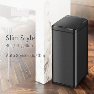 <span class=keywords><strong>Pattumiera</strong></span> Automatica Elegante da 42L, Bidone Intelligente da 11 Galloni, Contenitore per Rifiuti Senza Contatto per Ufficio, Casa e Cucina - Product Image 3