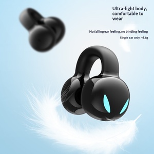 New Clip On Ear Blue Tooth Headset Non In Ear Design Lightweight Single Earphone for Business Sports - Product Image 3