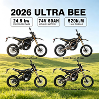 SURRON Nouveau modèle 24,5 kW 74 V 60 Ah ultra Bee Vélo électrique tout-terrain ultra Bee surron Ebike