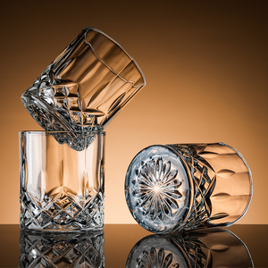 Verre à whisky réutilisable de 10 oz, style moderne <span class=keywords><strong>vintage</strong></span>, avec motifs personnalisés en relief, pour vin et bière - Product Image 5