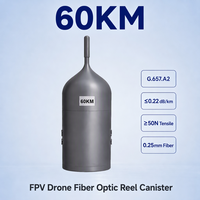 Cable de Fibra Óptica para UAV de 60KM, G657A2, Grado Industrial, OEM, ODM, Directo de Fábrica