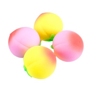 2025 Stress <b>Balls</b> Peach <b>Squeeze</b> <b>Balls</b> TPR Soft Squishy Stress Relief Toy Decompression Simulation Fruit Toys for Kids - Product Image 5