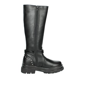 Stivali al ginocchio 16605 in nero - Product Image 4